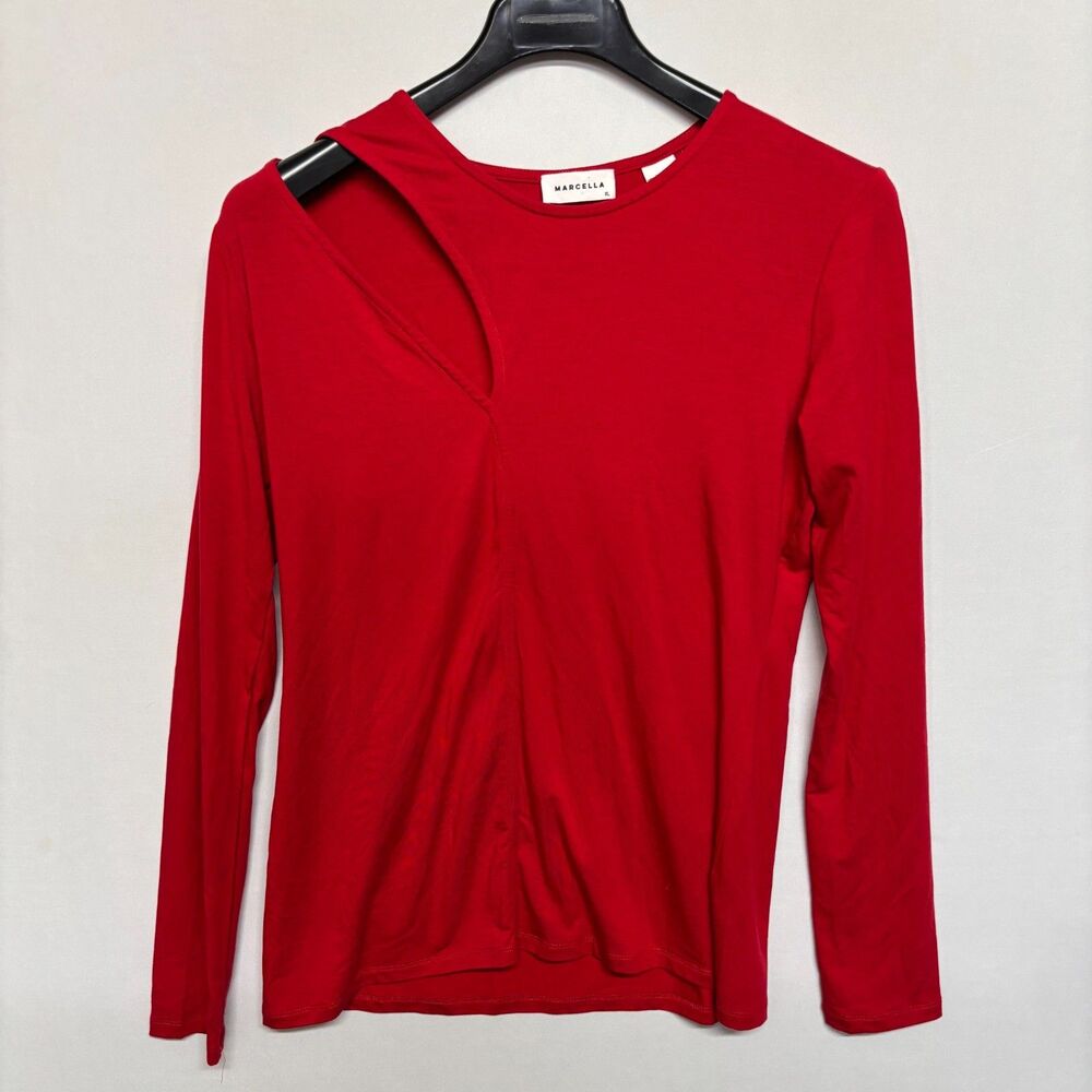 Marcella Women Asymmetric Blouse Top Shirt Size XL X-Large C141 -6